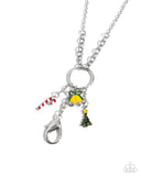 Paparazzi "Christmas Morning" Multi Lanyard Necklace & Earring Set Paparazzi Jewelry