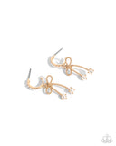 Paparazzi "Charming Coquette" Gold Post Earrings Paparazzi Jewelry