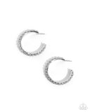Paparazzi "Glowing Garland" White Post Earrings Paparazzi Jewelry