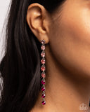 Paparazzi "Opulent Ombré" Pink Post Earrings Paparazzi Jewelry