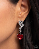 Paparazzi "Valentines Vaudeville" Red Post Earrings Paparazzi Jewelry