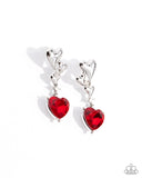 Paparazzi "Valentines Vaudeville" Red Post Earrings Paparazzi Jewelry