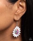 Paparazzi "Giddy Generosity" White Earrings Paparazzi Jewelry
