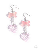 Paparazzi "Feminine Freefall" Pink Earrings Paparazzi Jewelry