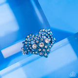 Paparazzi "Gallant Glitter" Blue Ring Paparazzi Jewelry