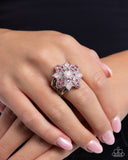 Paparazzi "Floral Forte" Pink Ring Paparazzi Jewelry