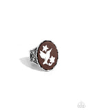 Paparazzi "FOWL Language" Brown Ring Paparazzi Jewelry