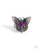 Paparazzi "Adolescent Aerial" Purple Ring Paparazzi Jewelry