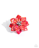 Paparazzi "Platonic Petals" Red Ring Paparazzi Jewelry