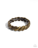 Paparazzi "Captivating Curls" Brass Bracelet Paparazzi Jewelry