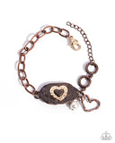 Paparazzi "Rustic Reign" Copper Bracelet Paparazzi Jewelry