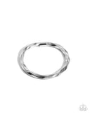 Paparazzi "Twisted Temptress" Silver Bracelet Paparazzi Jewelry