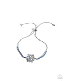 Paparazzi "Snow Angel Shimmer" Blue Bracelet Paparazzi Jewelry