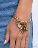 Paparazzi "Wild and Scenic" Gold Bracelet Paparazzi Jewelry