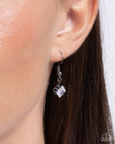 Paparazzi "Seeking Out Squares" Black Necklace & Earring Set Paparazzi Jewelry