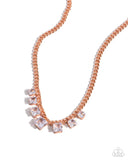 Paparazzi "Seeking Out Squares" Copper Necklace & Earring Set Paparazzi Jewelry