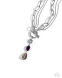 Paparazzi "Cultivated Chains" Purple Necklace & Earring Set Paparazzi Jewelry