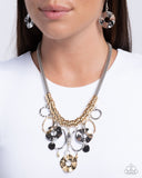 Paparazzi "Master Mechanic" Silver Necklace & Earring Set Paparazzi Jewelry