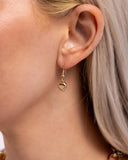 Paparazzi "Hey Lover" Gold Necklace & Earring Set Paparazzi Jewelry