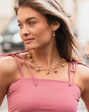 Paparazzi "Hey Lover" Gold Necklace & Earring Set Paparazzi Jewelry