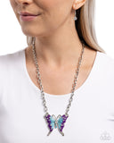 Paparazzi "Soft Landing" Multi Necklace & Earring Set Paparazzi Jewelry