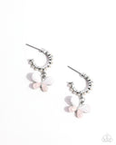 Paparazzi "Fly to Your Heart" Pink Post Earrings Paparazzi Jewelry