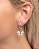 Paparazzi "Fly to Your Heart" Pink Post Earrings Paparazzi Jewelry