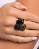 Paparazzi "Aha Moment" Black Ring Paparazzi Jewelry