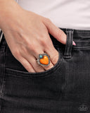 Paparazzi "Texas Ranger" Orange Ring Paparazzi Jewelry