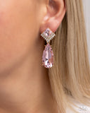 Paparazzi "Diamond Life" Pink Post Earrings Paparazzi Jewelry