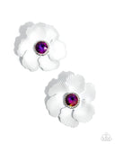 Paparazzi "Organic Growth" White Post Earrings Paparazzi Jewelry