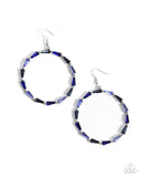 Paparazzi "Bounce Around" Blue Earrings Paparazzi Jewelry