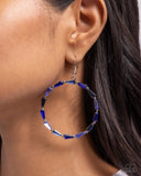 Paparazzi "Bounce Around" Blue Earrings Paparazzi Jewelry