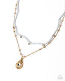 Paparazzi "Radiant Reminder" Blue Necklace & Earring Set Paparazzi Jewelry