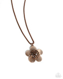 Paparazzi "Floral Freestyle" Copper Necklace & Earring Set Paparazzi Jewelry