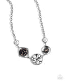 Paparazzi "Stony Someday" Black Necklace & Earring Set Paparazzi Jewelry