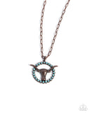 Paparazzi "Longhorn Lasso" Copper Necklace & Earring Set Paparazzi Jewelry