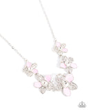 Paparazzi "April Showers Bring Flowers" Pink Necklace & Earring Set Paparazzi Jewelry