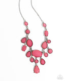 Paparazzi "Significant Influence" Pink Necklace & Earring Set Paparazzi Jewelry