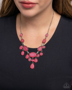 Paparazzi "Significant Influence" Pink Necklace & Earring Set Paparazzi Jewelry