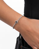 Paparazzi "Draped in Dazzle" Silver Bracelet Paparazzi Jewelry