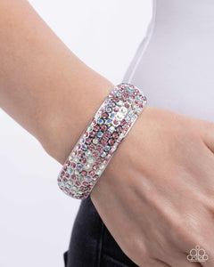 Paparazzi "Triumphant Twinkle" Pink Bracelet Paparazzi Jewelry