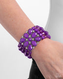 Paparazzi "Everything is New" Purple Bracelet Paparazzi Jewelry