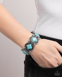 Paparazzi "Noble Nature" Blue Bracelet Paparazzi Jewelry