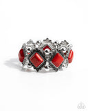 Paparazzi "Noble Nature" Red Bracelet Paparazzi Jewelry