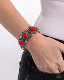 Paparazzi "Noble Nature" Red Bracelet Paparazzi Jewelry