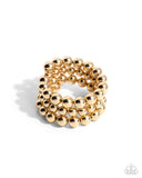 Paparazzi "Refreshing Raindrops" Gold Bracelet Paparazzi Jewelry