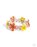 Paparazzi "Garden Grove" Orange Bracelet Paparazzi Jewelry