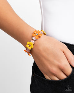 Paparazzi "Garden Grove" Orange Bracelet Paparazzi Jewelry