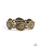 Paparazzi "Roaring Rose" Brass Bracelet Paparazzi Jewelry